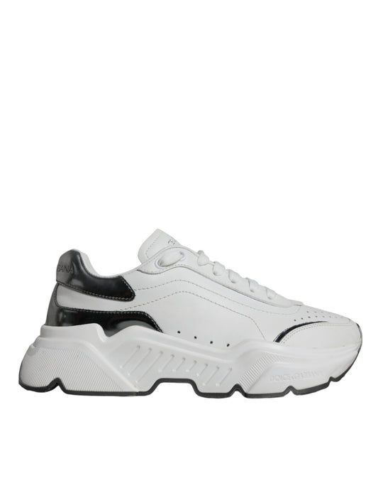 Silver White Daymaster Low Top Sneakers Shoes