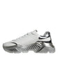 Silver White Daymaster Low Top Sneakers Shoes