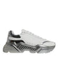 Silver White Daymaster Low Top Sneakers Shoes