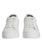 White Blue Portofino Low Top Sneakers Shoes