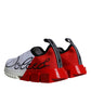 White Red Low Top Sorrento Men Sneakers Shoes