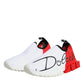 White Red Low Top Sorrento Men Sneakers Shoes