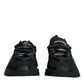 Black Nylon Low Top NS1 Sneakers Shoes