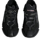 Black Nylon Low Top NS1 Sneakers Shoes