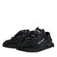 Black Nylon Low Top NS1 Sneakers Shoes