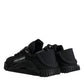 Black Nylon Low Top NS1 Sneakers Shoes