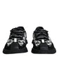 Black Logo Lace Up Low Top NS1 Sneakers Shoes