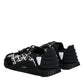 Black Logo Lace Up Low Top NS1 Sneakers Shoes