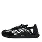 Black Logo Lace Up Low Top NS1 Sneakers Shoes