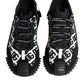 Black Logo Lace Up Low Top NS1 Sneakers Shoes