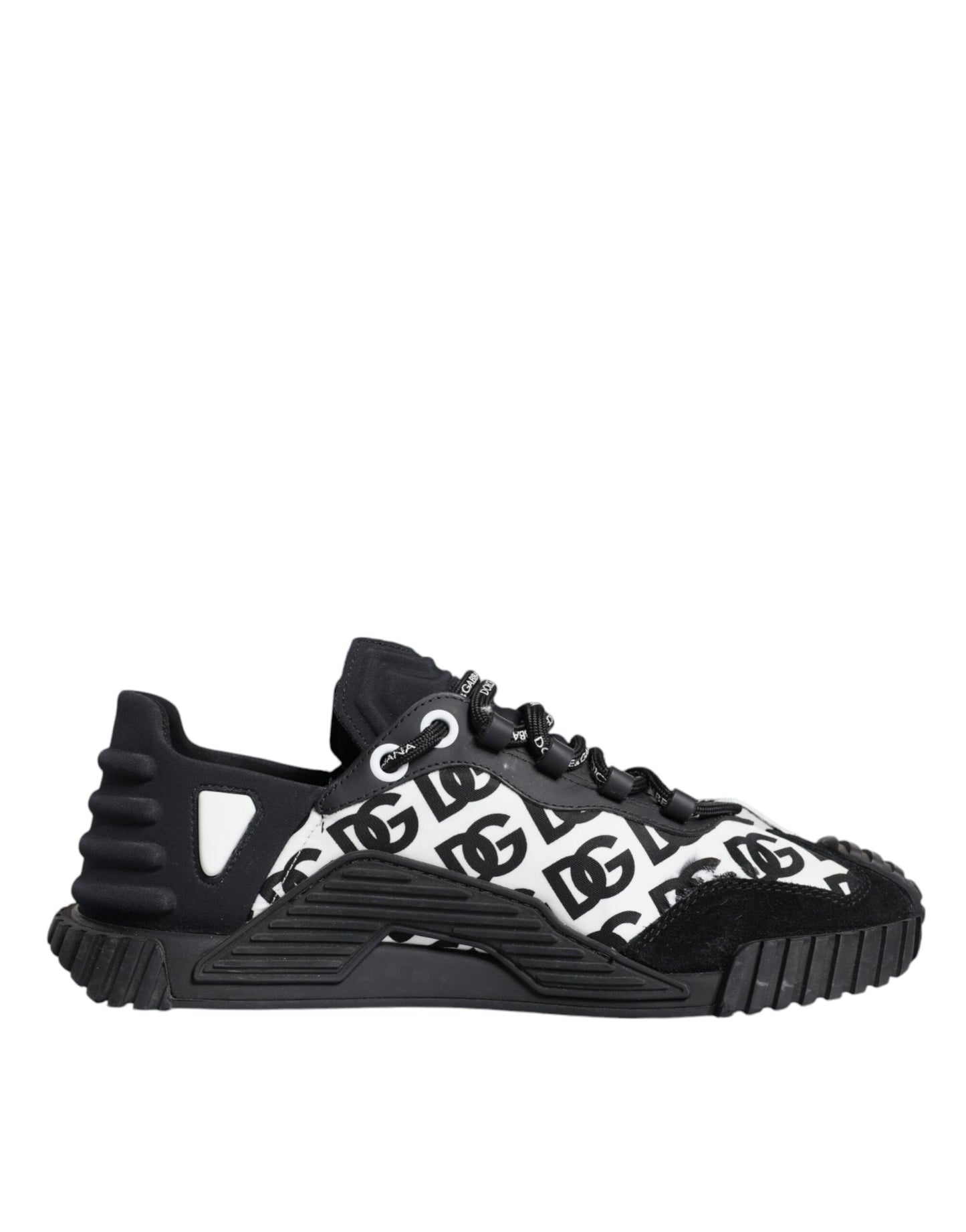 Black Logo Lace Up Low Top NS1 Sneakers Shoes