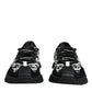 Black Logo Lace Up Low Top NS1 Sneakers Shoes