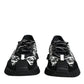 Black Logo Lace Up Low Top NS1 Sneakers Shoes