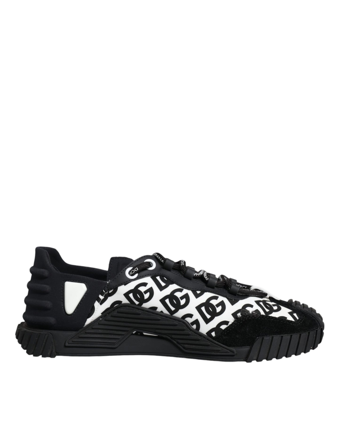 Black Logo Lace Up Low Top NS1 Sneakers Shoes