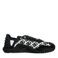 Black Logo Lace Up Low Top NS1 Sneakers Shoes