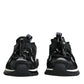 Black Mesh Sorrento Trekking Sneakers Shoes