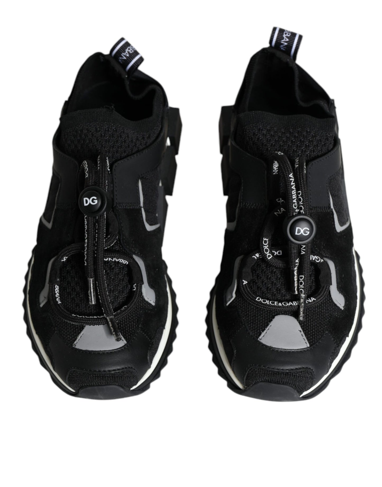 Black Mesh Sorrento Trekking Sneakers Shoes