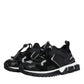 Black Mesh Sorrento Trekking Sneakers Shoes