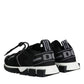 Black Mesh Sorrento Trekking Sneakers Shoes