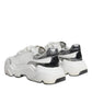 Silver White Daymaster Low Top Sneakers Shoes