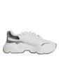 Silver White Daymaster Low Top Sneakers Shoes