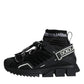 Black Sorrento Socks Logo Sneakers Shoes