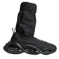 Black Slip On Wave Socks Sneakers Shoes