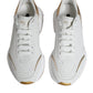 Gold White Daymaster Low Top Sneakers Shoes