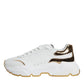 Gold White Daymaster Low Top Sneakers Shoes