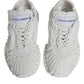 White Knitted Daymaster Sneakers Shoes