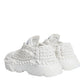 White Knitted Daymaster Sneakers Shoes