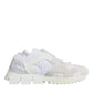 White Mesh Sorrento Trekking Sneakers Shoes