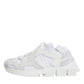 White Mesh Sorrento Trekking Sneakers Shoes