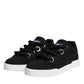 Black White Portofino Low Top Sneakers Shoes