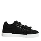 Black White Portofino Low Top Sneakers Shoes