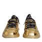 Metallic Gold NS1 Low Top Sneakers Shoes