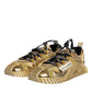 Metallic Gold NS1 Low Top Sneakers Shoes