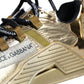 Metallic Gold NS1 Low Top Sneakers Shoes