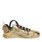 Metallic Gold NS1 Low Top Sneakers Shoes