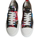 Multicolor Patchwork Low Top Sneakers Shoes