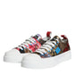 Multicolor Patchwork Low Top Sneakers Shoes