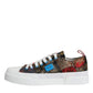 Multicolor Patchwork Low Top Sneakers Shoes