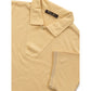 Yellow Silk Polo Shirt