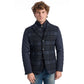 Blue Wool Men's Jacket