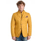 Yellow Wool Men Jacket