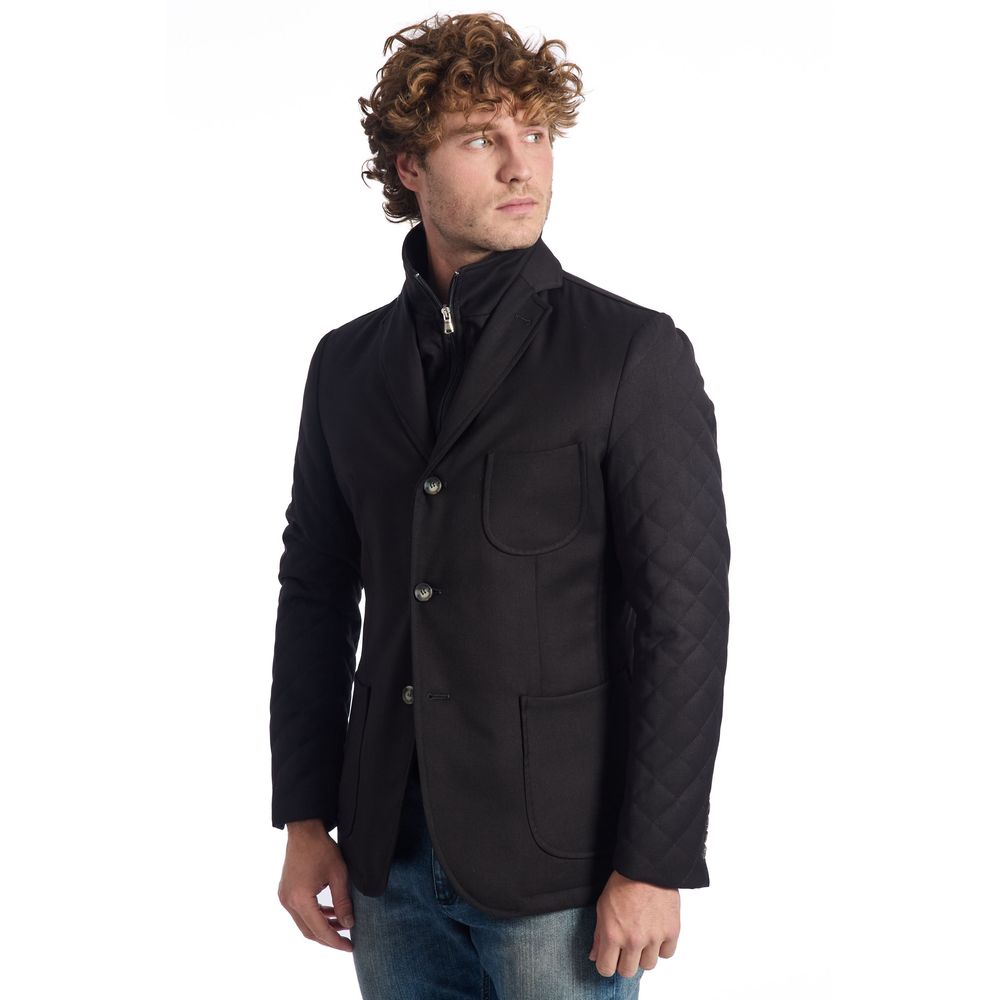 Black Viscose Jacket