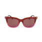 Red Metal Sunglasses