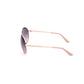 Rose Gold Metal Sunglasses