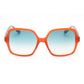 Orange Plastic Sunglasses