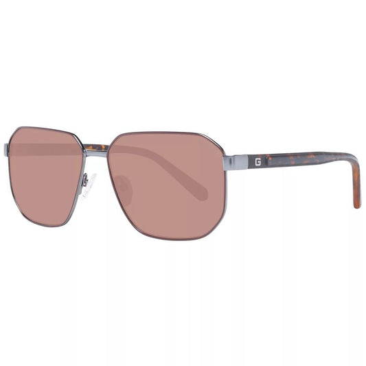 Gray Metal Sunglasses